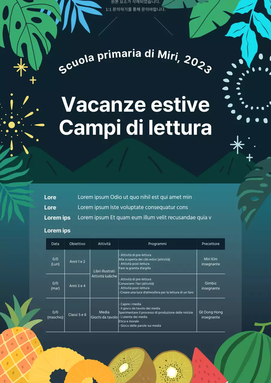 Una guida ai campi scuola per le vacanze estive con un tocco di blu navy