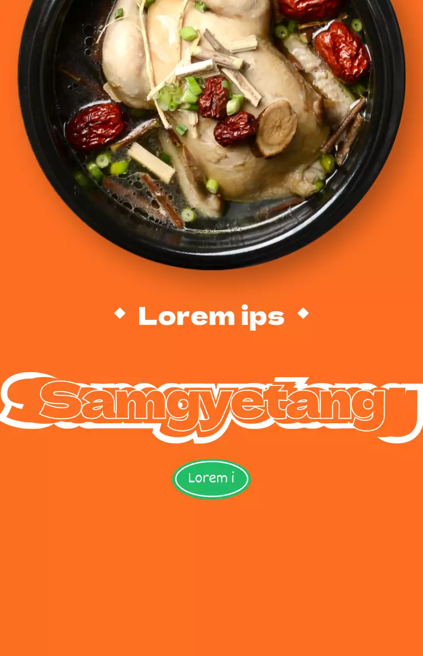 Restaurantwerbung mit bunten Fotos von verschiedenen Sommergerichten