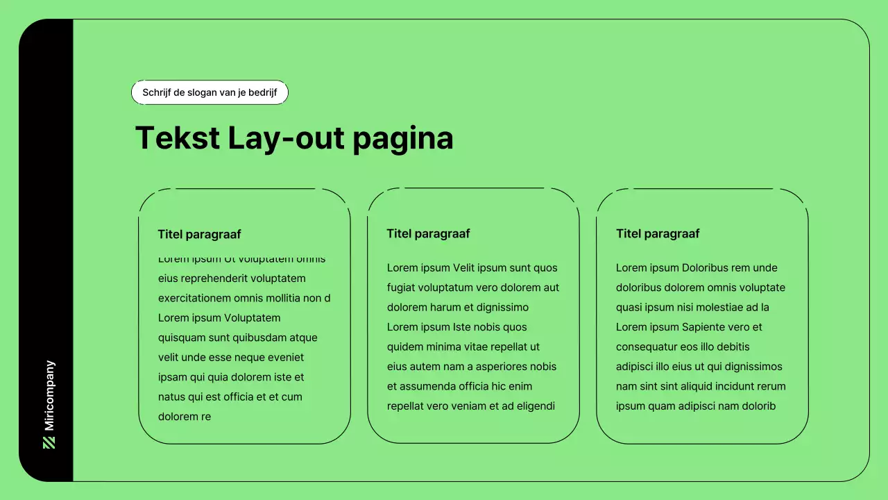 Zakelijke illustratie met eenvoudige lijnen in groen