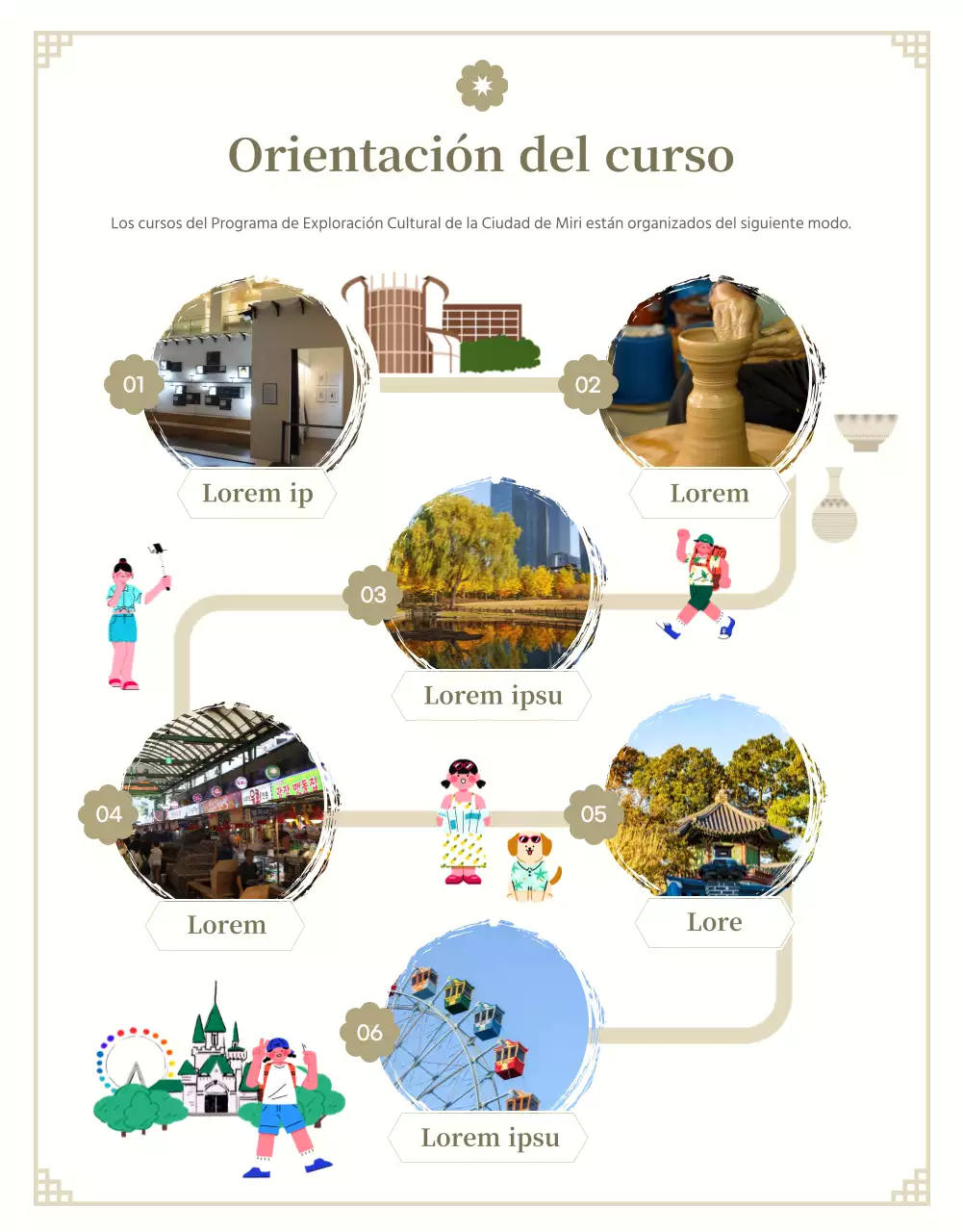 Un relajante póster tradicional con acabado de porcelana en color marfil.