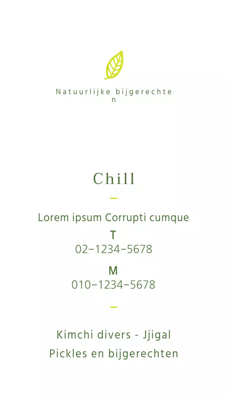 Natuurlijke bijgerechten