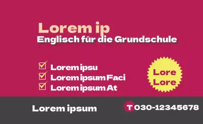Englisch für die Grundschule