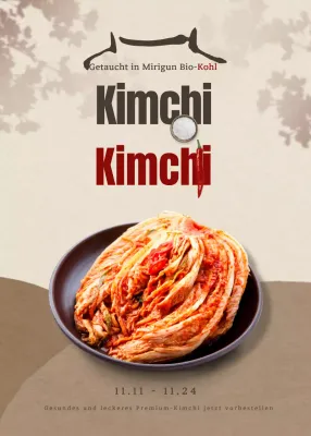 Reservieren Sie Kimchi in diesem beigen, traditionellen Hanok-Restaurant