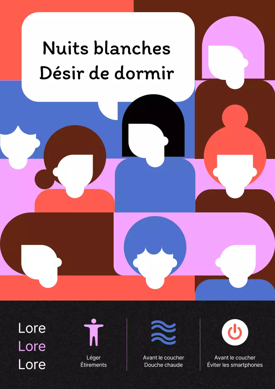 Le guide de l'insomniaque minimaliste pour vaincre l'insomnie avec une fille allongée