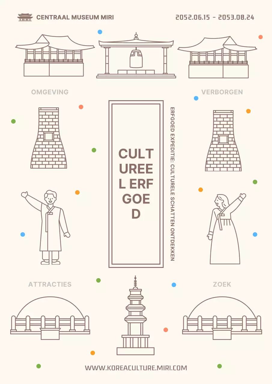 Schattige beige en bruine heritage tours