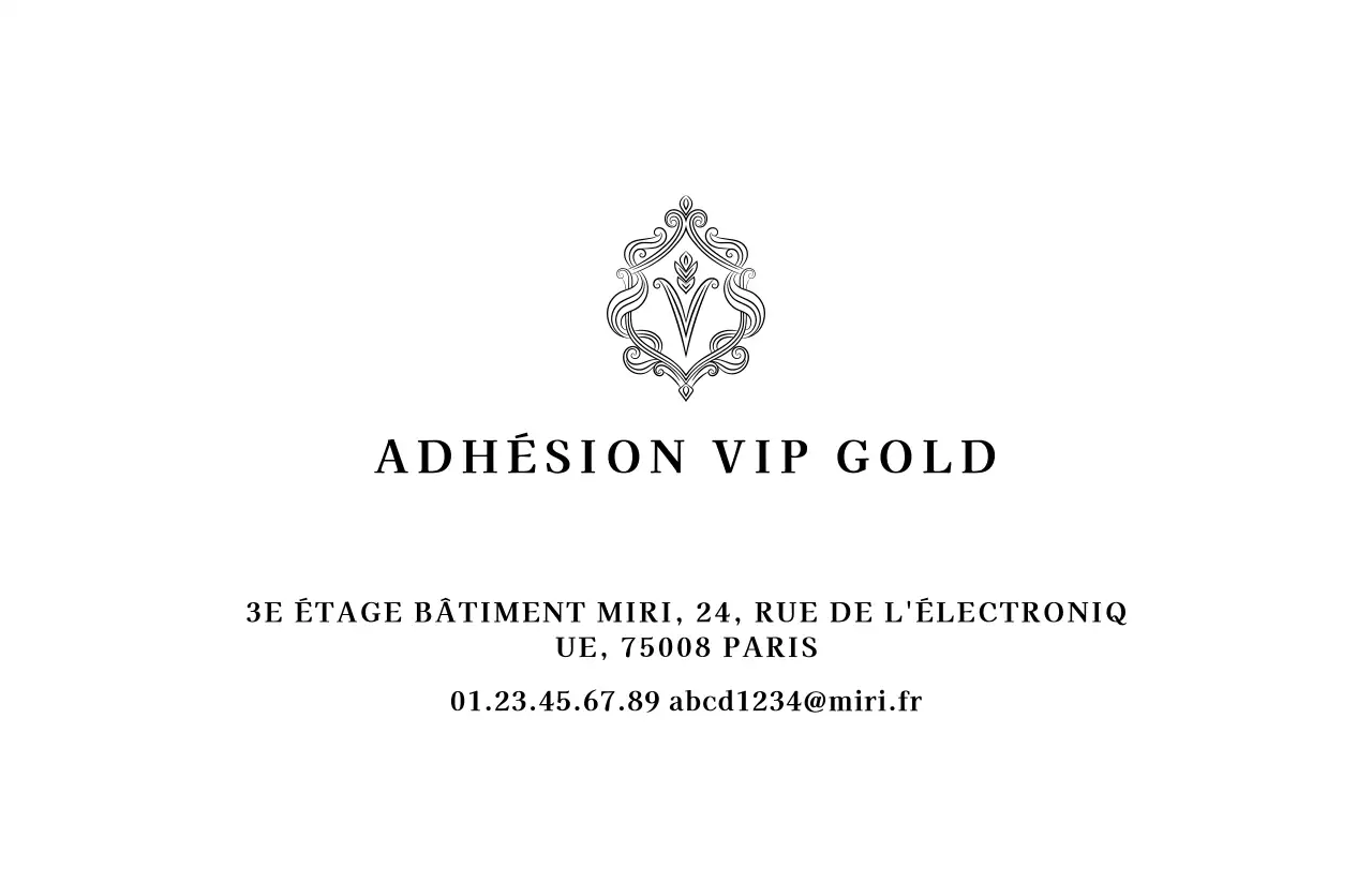 Design élégant et glamour avec des illustrations en noir et au trait