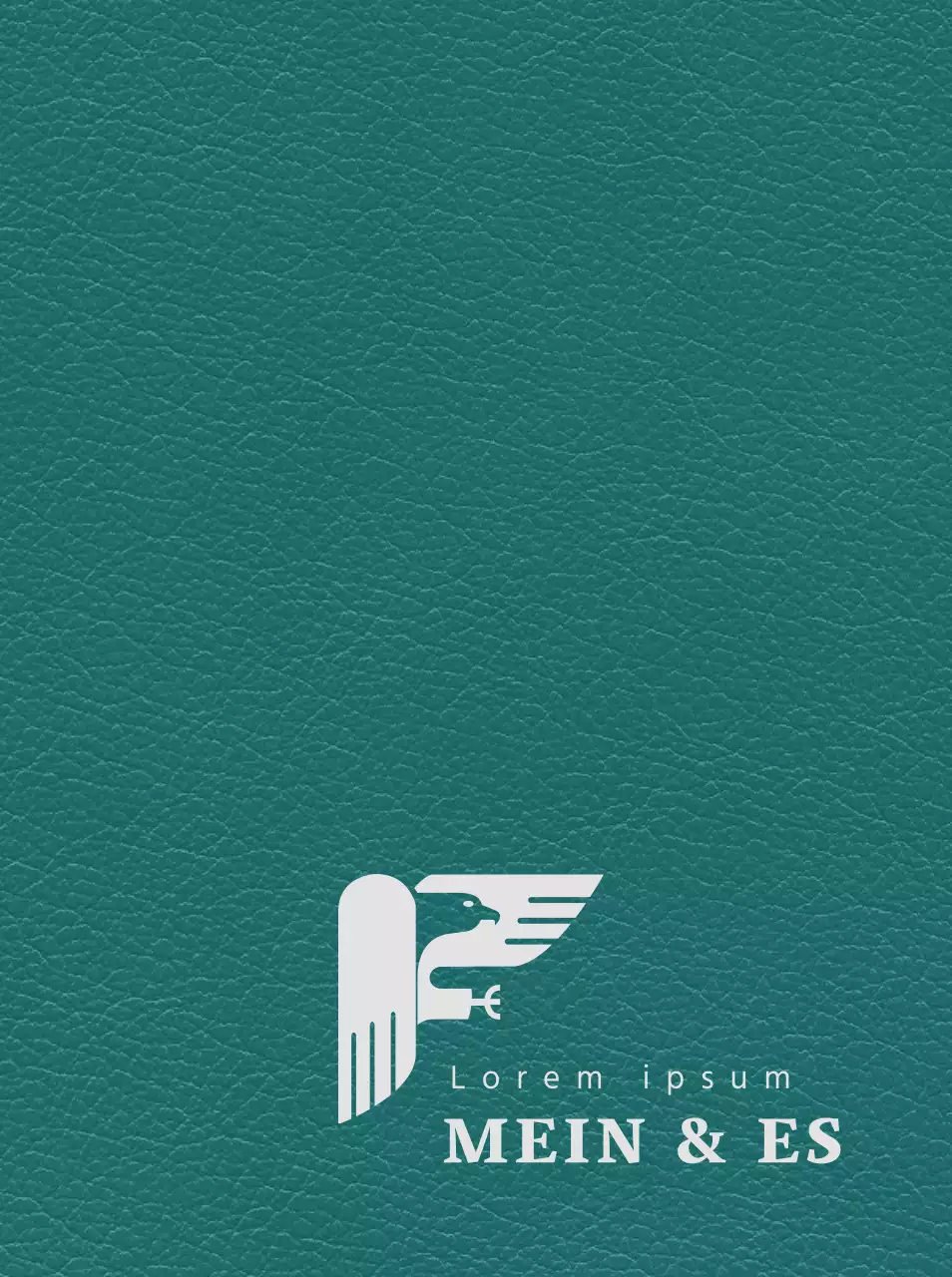 Stilvolle Tagebuchhülle mit Kanzleilogo