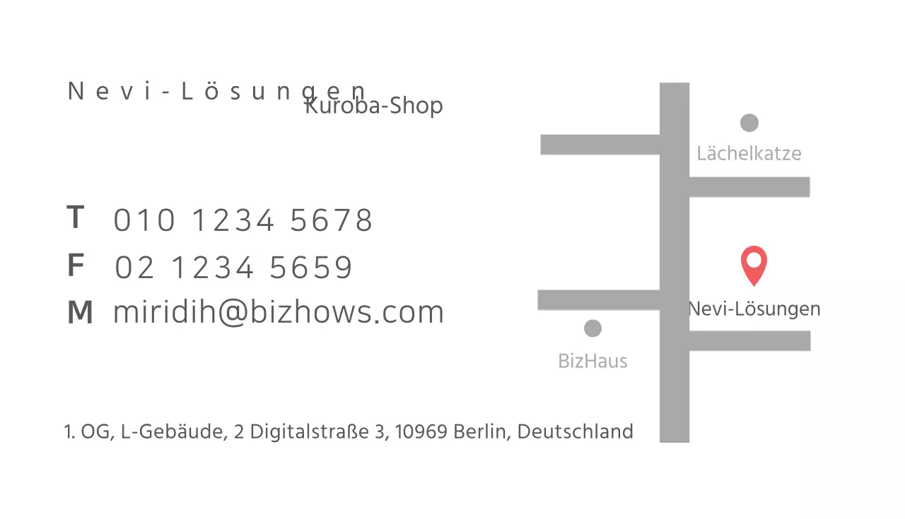 Visitenkarten zur Werbung für Ihr Geschäft