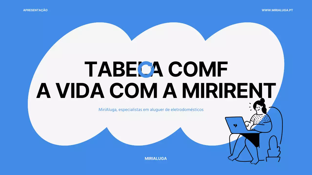 Apresentação do serviço de aluguer de electrodomésticos