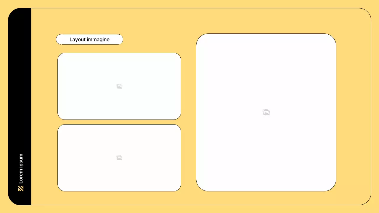 Illustrazione aziendale con linee semplici e colore giallo