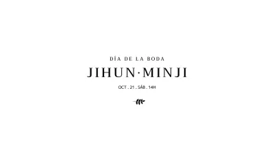 Sobres para invitaciones de boda de diseño sencillo con ilustraciones botánicas en negro y los nombres de los novios.