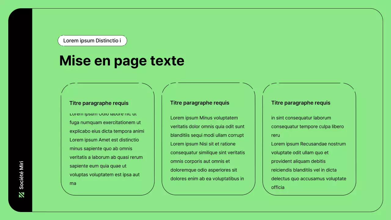 Illustration d'entreprise avec des lignes simples en vert