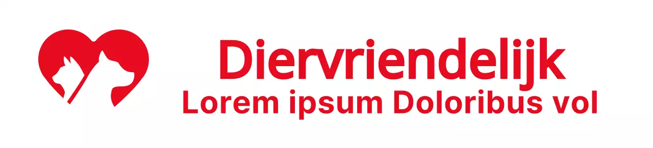 Een evenement promoten met een dierenwelzijnsorganisatie in het rood.