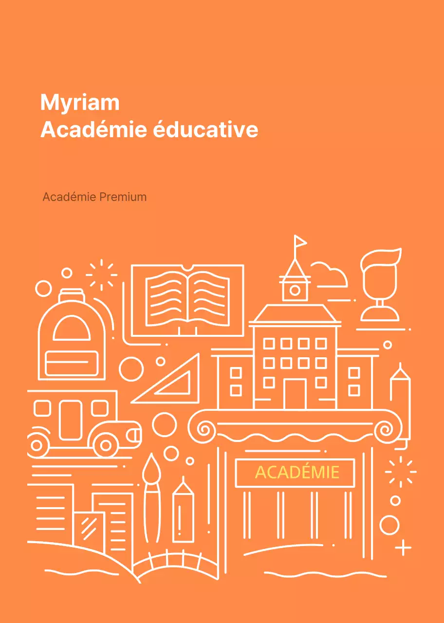 Promouvoir l'éducation de votre école en orange