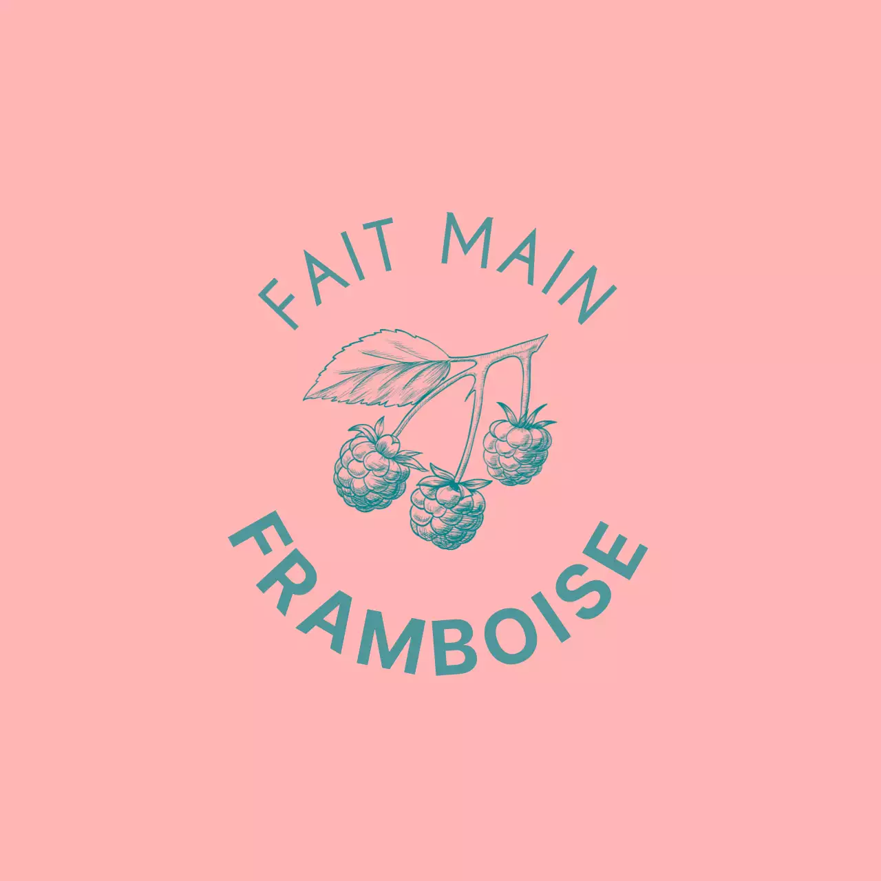 Pour décorer des biscuits faits maison avec des croquis de baies vintage en rose et jaune