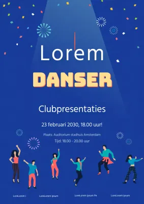 Gids voor dansillustraties bij de marine