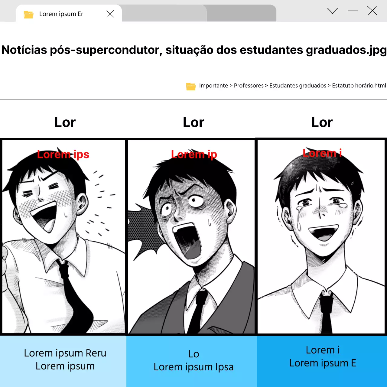Representação de alterações contextuais num navegador branco