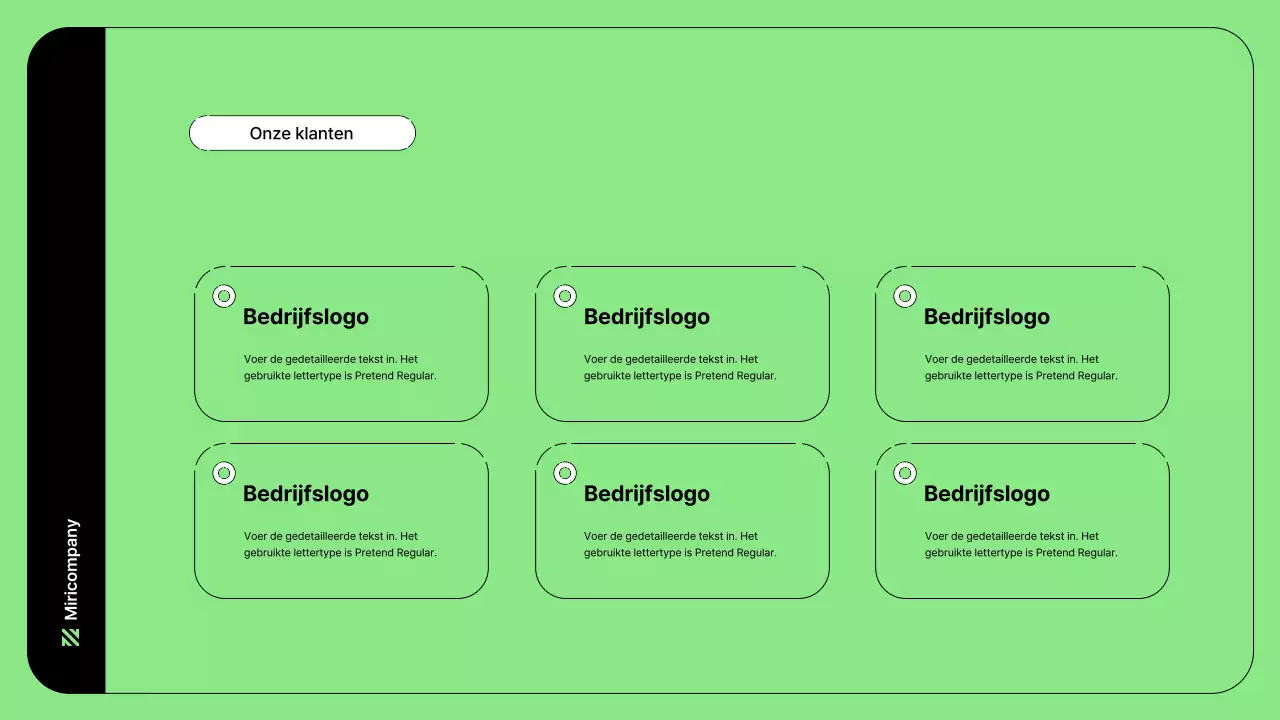 Zakelijke illustratie met eenvoudige lijnen in groen
