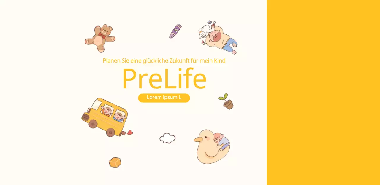 Sauber gestaltete Aufkleber für abgefülltes Wasser im Zusammenhang mit der Versicherungswerbung