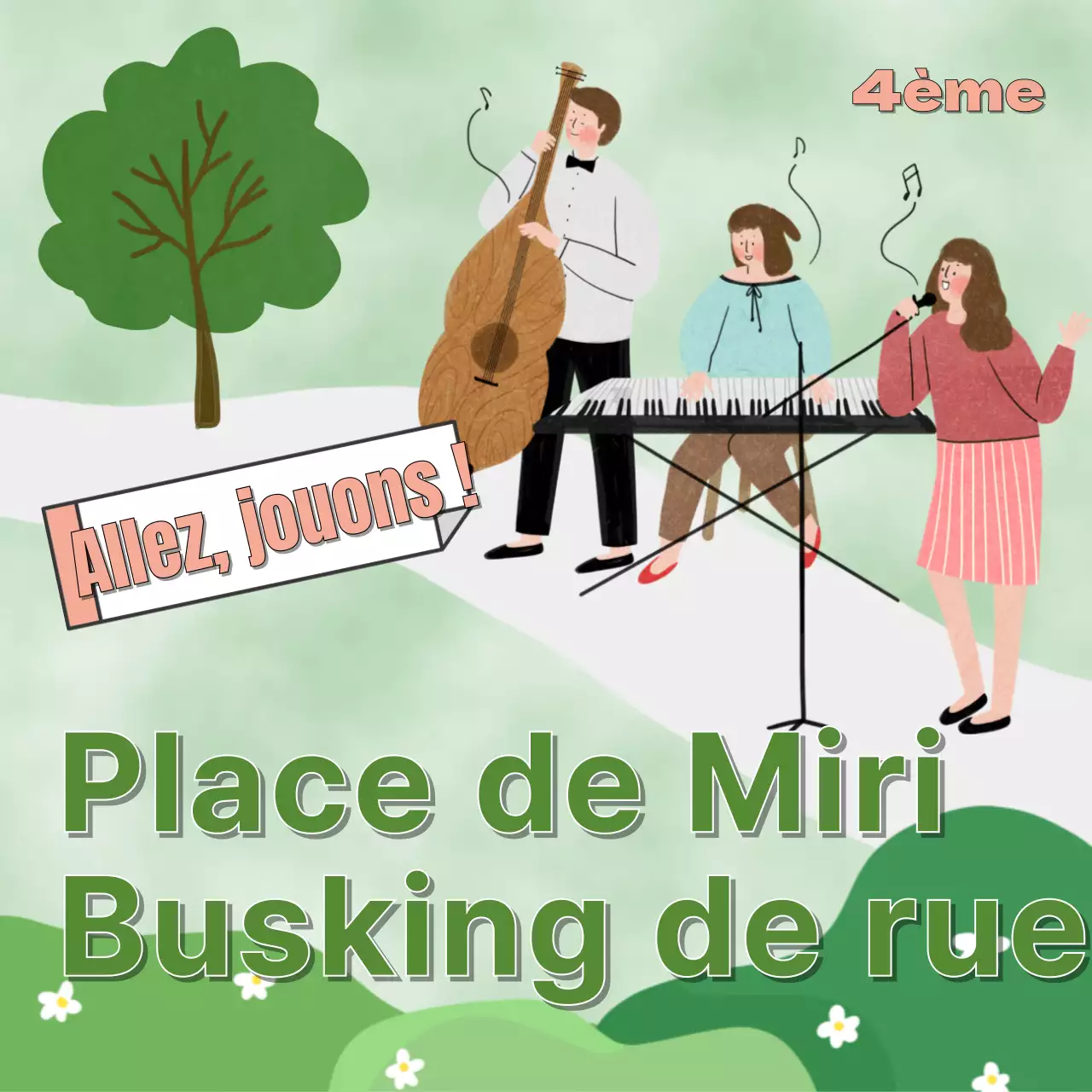 Busking au parc Lime Green