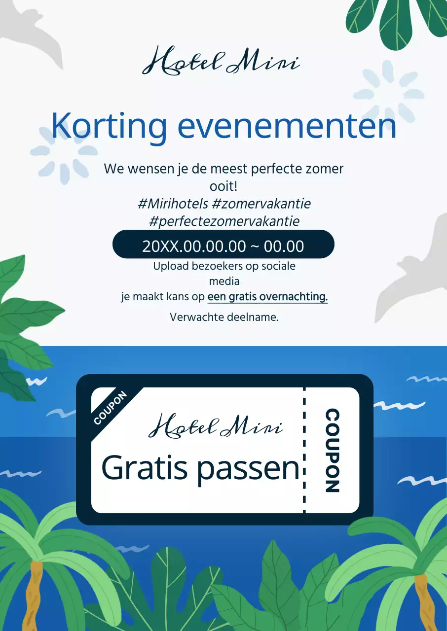 Een gids voor groene en blauwe zomerse accommodatie-evenementen aan zee