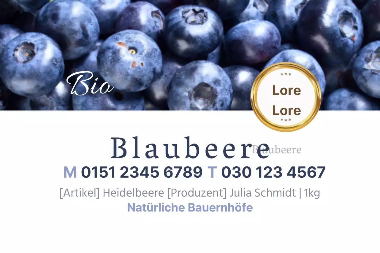Blaubeere