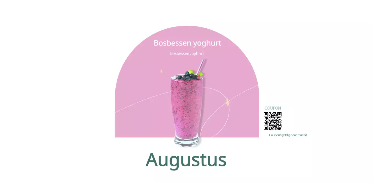 Cafékalender met aanbevelingen voor drankjes van de maand