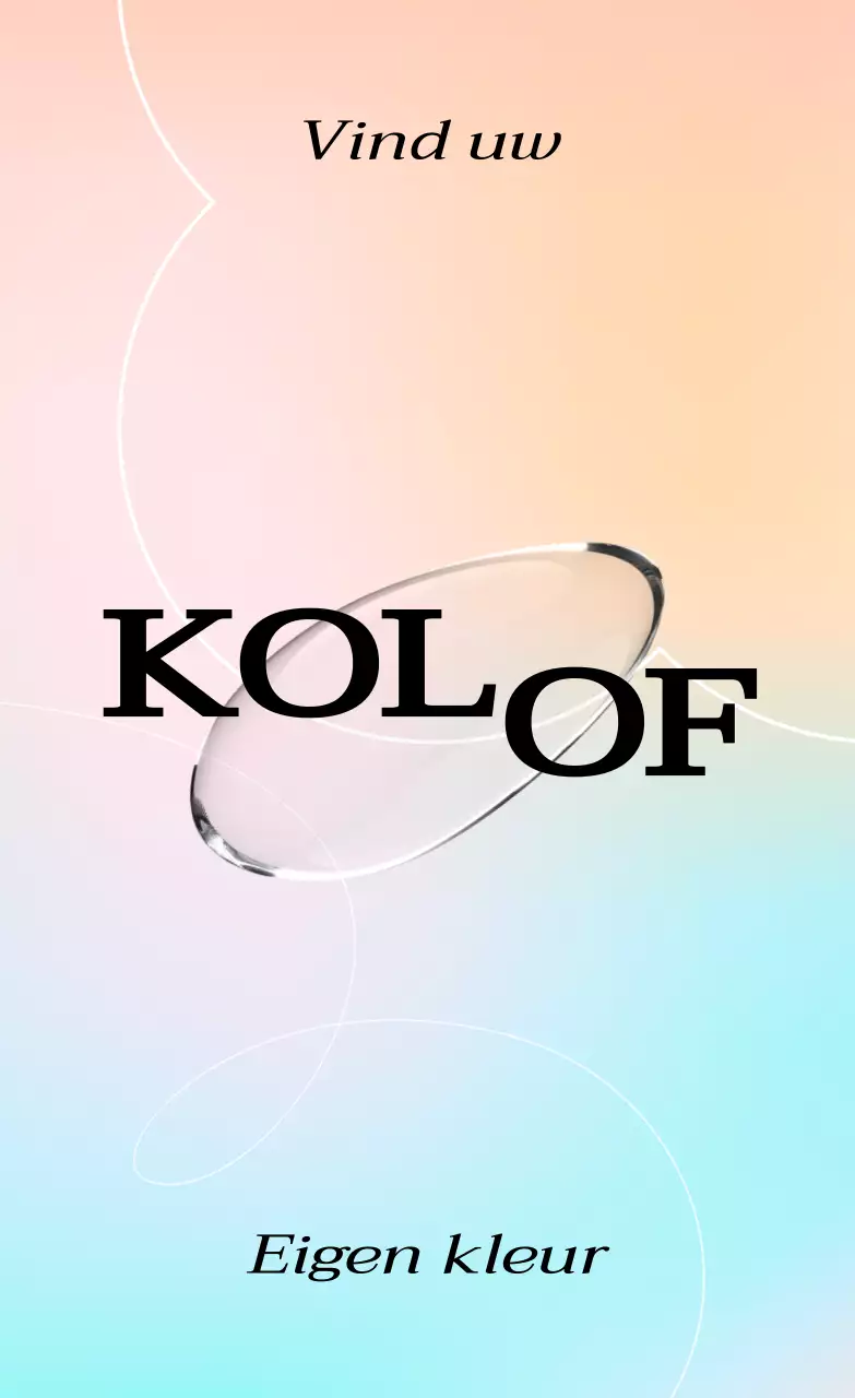 Beursartikelen met kleurrijke kleurverlopen en een dromerige sfeer