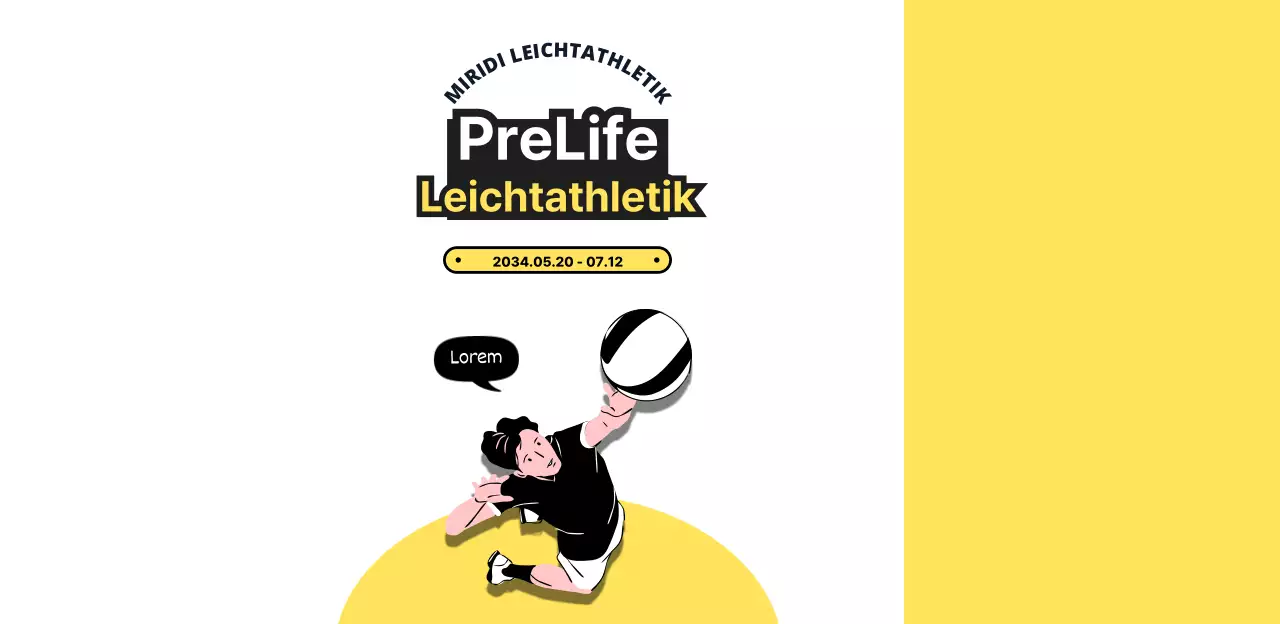 Gestaltung eines hellen und energiegeladenen Sportwasseretiketts für ein Sportereignis