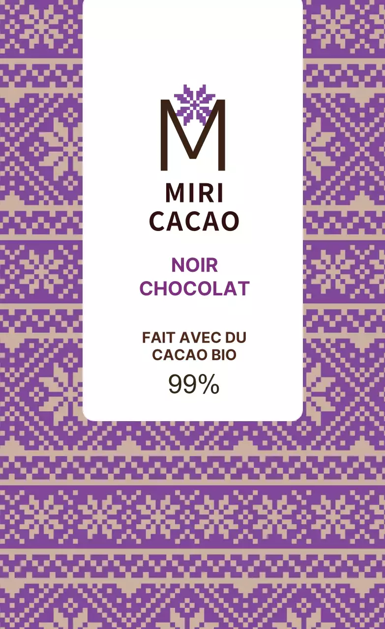 Étiquette de diffuseur à motif de flocon de neige violet