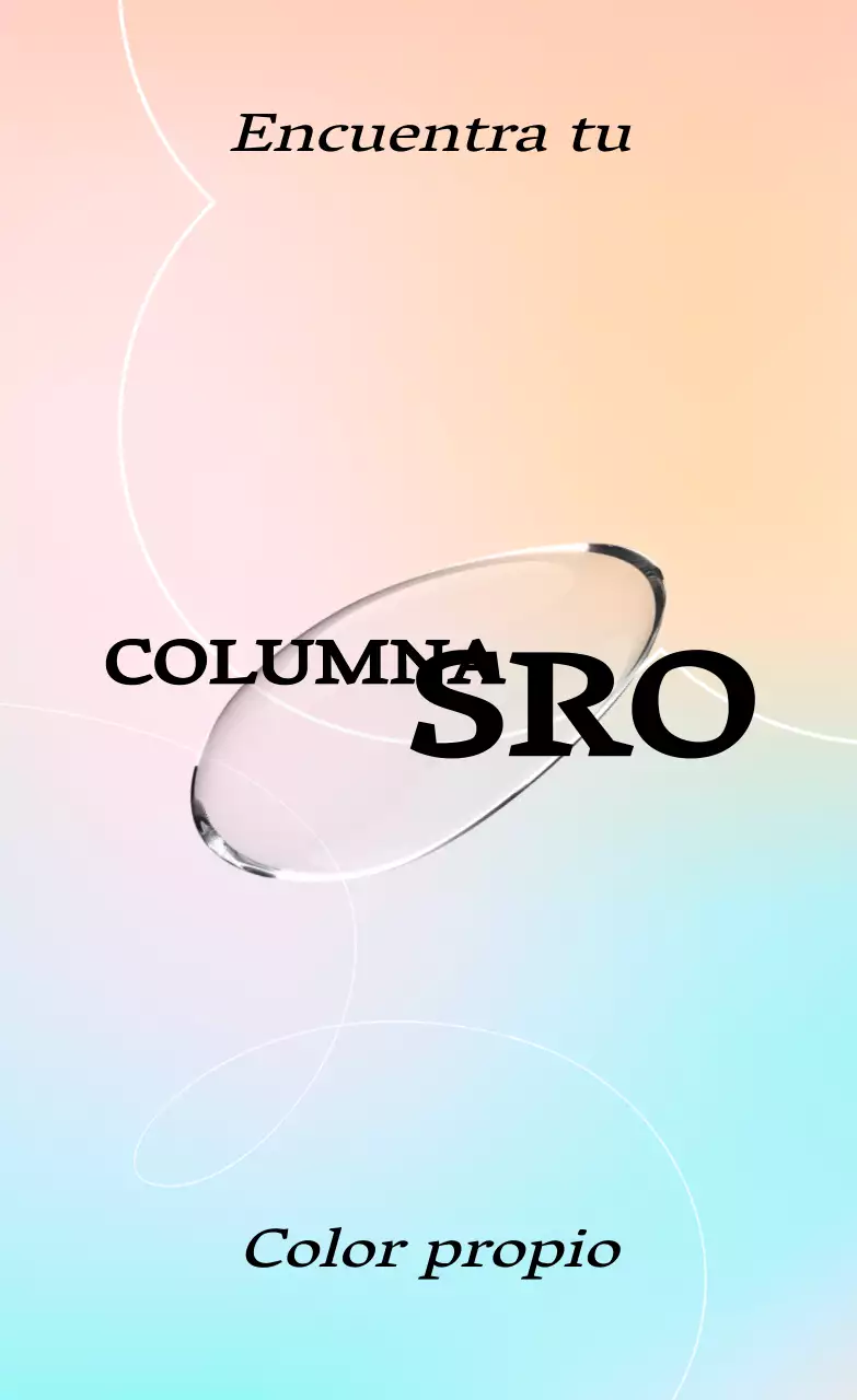 Mercancía de exposición con degradados de colores y una atmósfera de ensueño