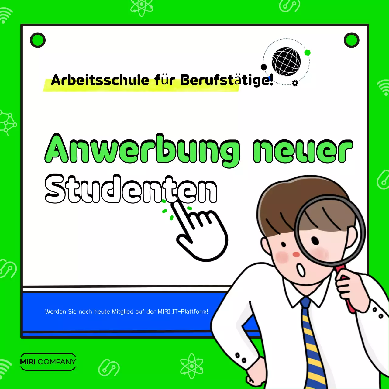 Einstellung von jährlichen Tidy-Praktikanten