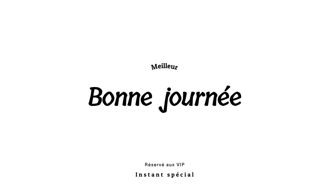 Pour des lettres VIP de marque avec une écriture noire et luxueuse