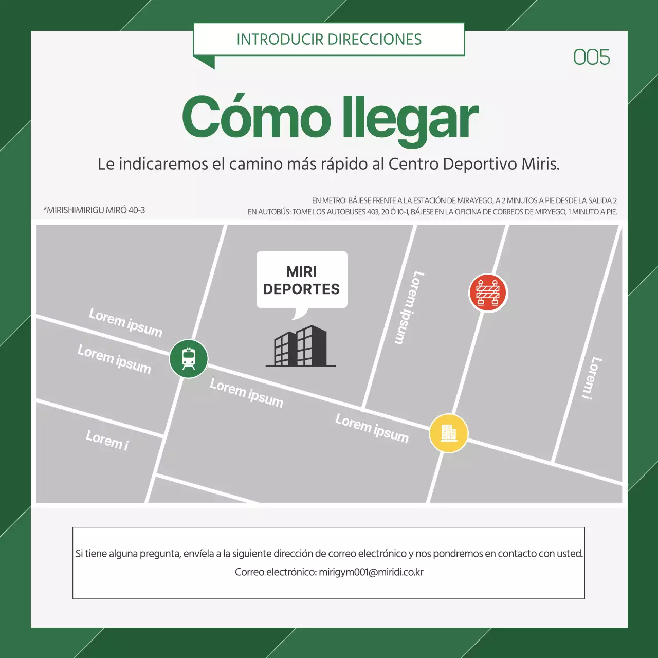 Promover la captación de ejercicio con un ambiente verde y de parque infantil