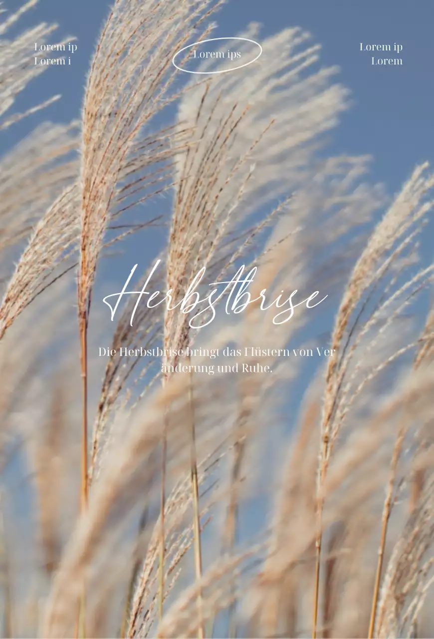 Herbst Schilf Hintergrund Interieur Foto in hellblau