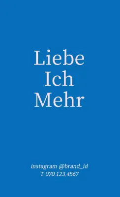 Einfache Markenetiketten in Blau und Rosa