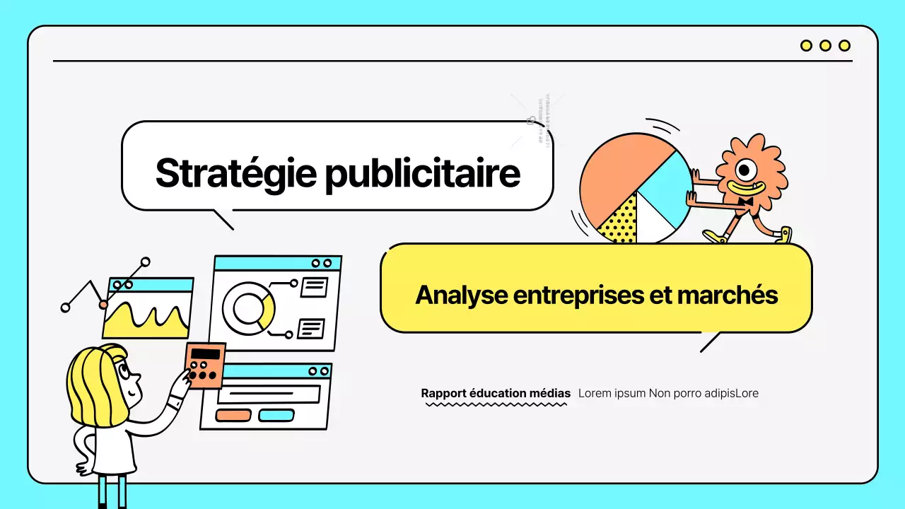 Stratégies de marketing pour les illustrations mignonnes de couleur menthe et jaune