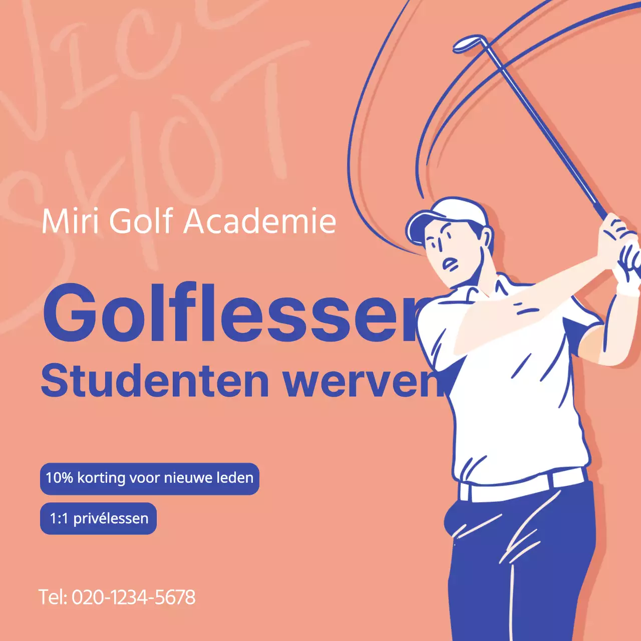 Pastelkleurige doellessen werven