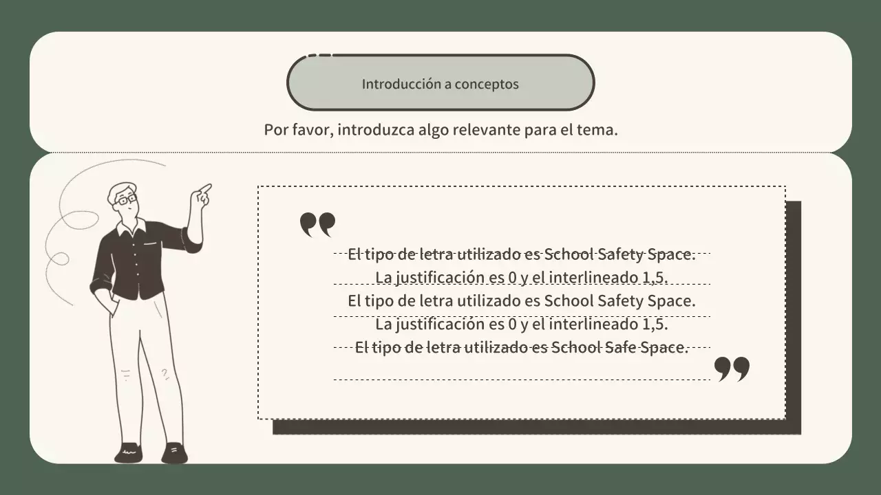 Una guía de conceptualización verde y tranquila