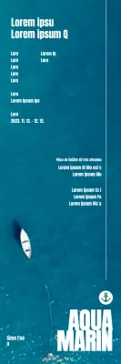 Promouvoir un concept de concert cool avec l'océan en toile de fond