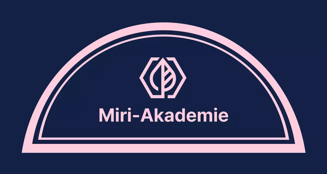 Gakuen academy balsa auf einem marineblauen Hintergrund mit einer rosa Randlinie