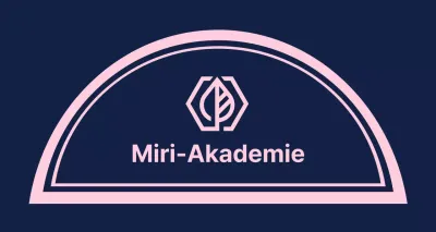 Gakuen academy balsa auf einem marineblauen Hintergrund mit einer rosa Randlinie