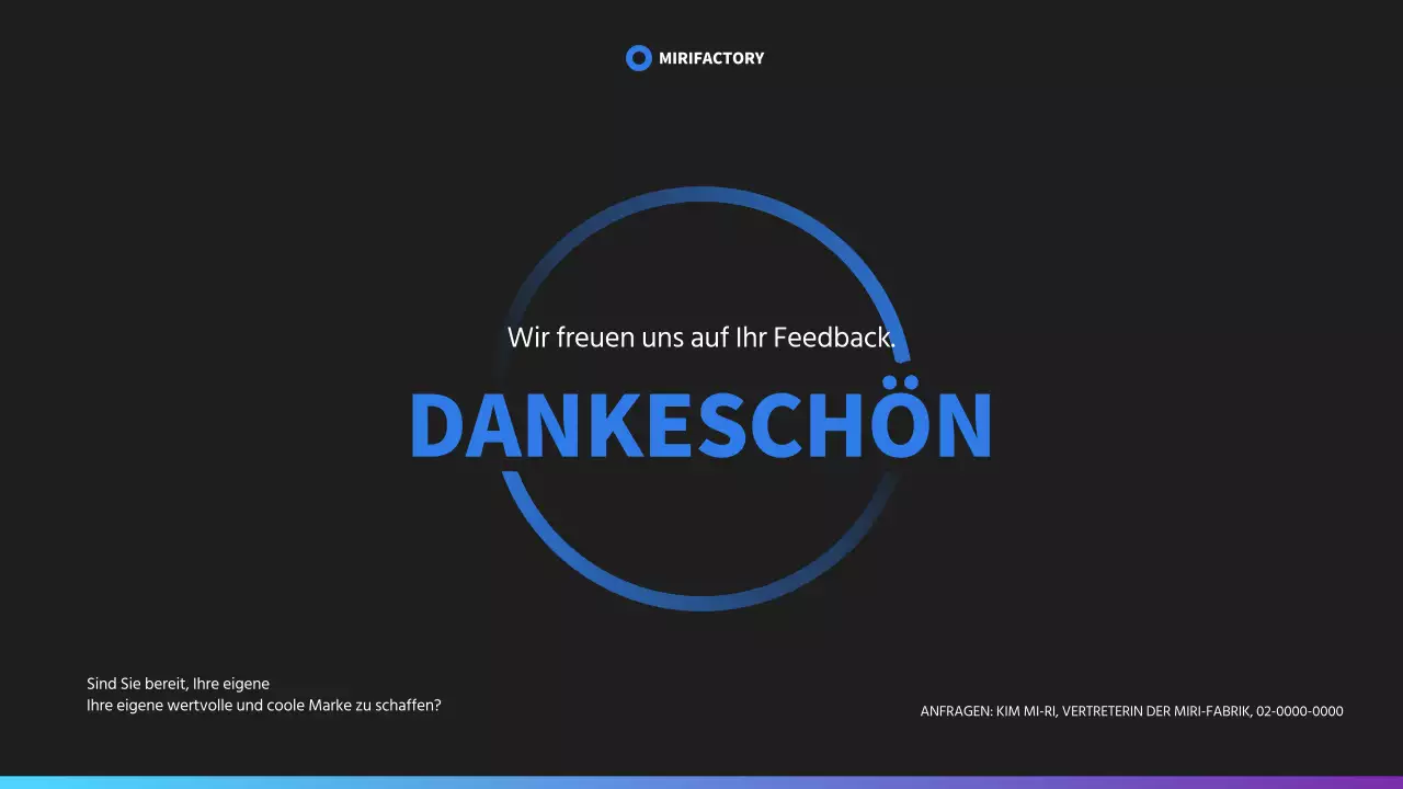 Vorschlag zur Konsignationsfertigung in Blau und Schwarz