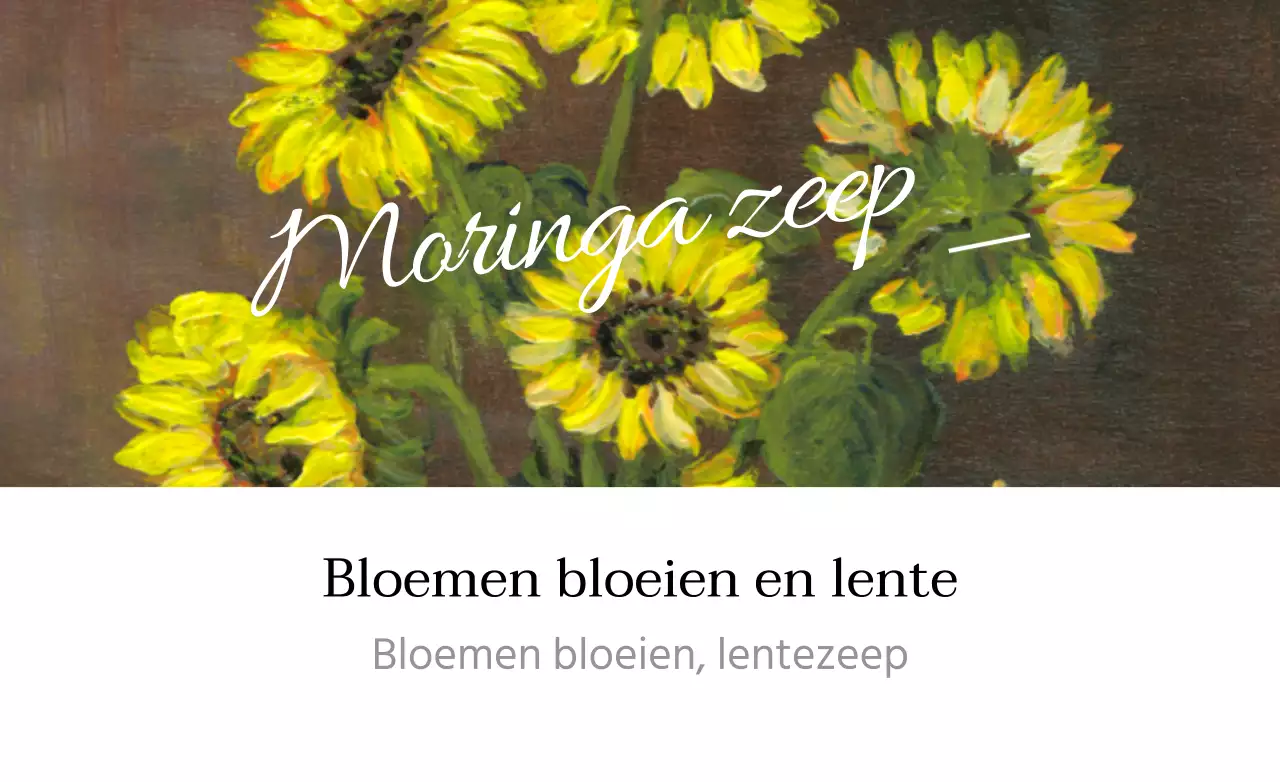 Wanneer de bloemen bloeien en de lente