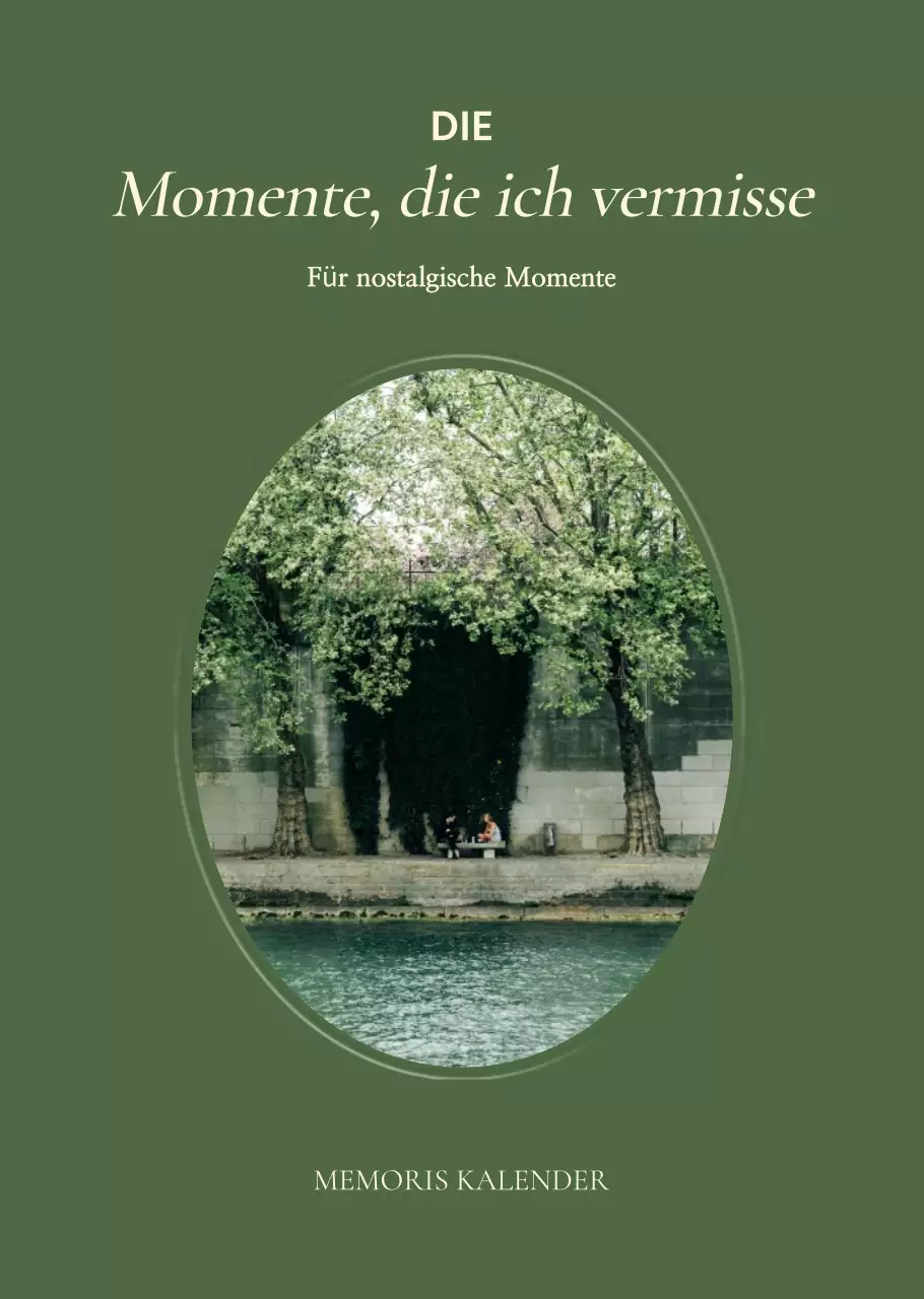 Khaki Vintage Tagebuch Kalender