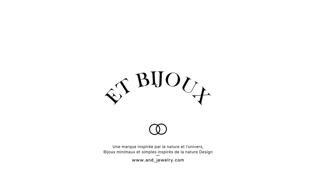 Pour une bijouterie avec une icône de bague au design simple et élégant en noir