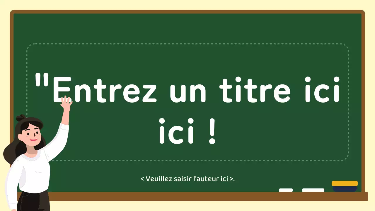 Guide de conceptualisation sur tableau vert et blanc