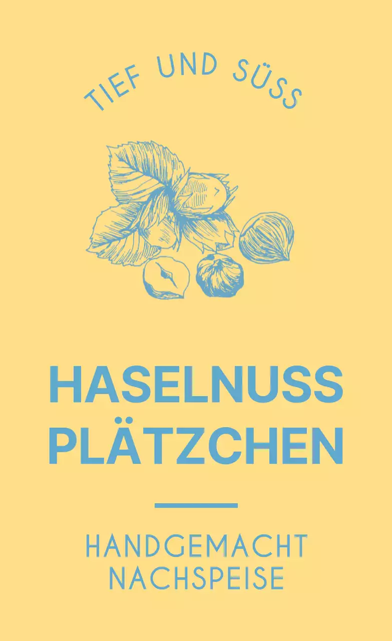 Vintage-Beerenskizzen in Rosa und Gelb zum Verzieren von selbstgebackenen Plätzchen