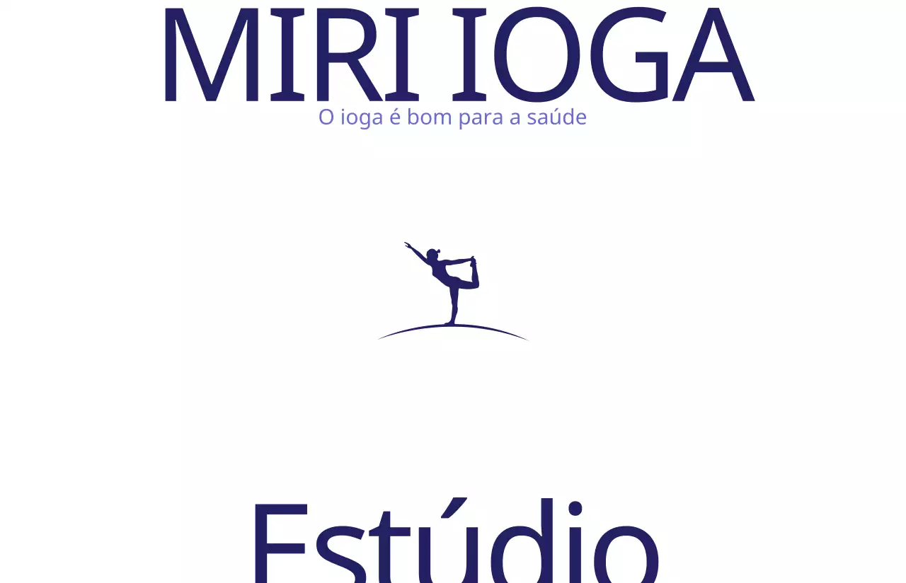 Uma aula de ioga realçada por um fundo branco simples e tipos de letra luxuosos