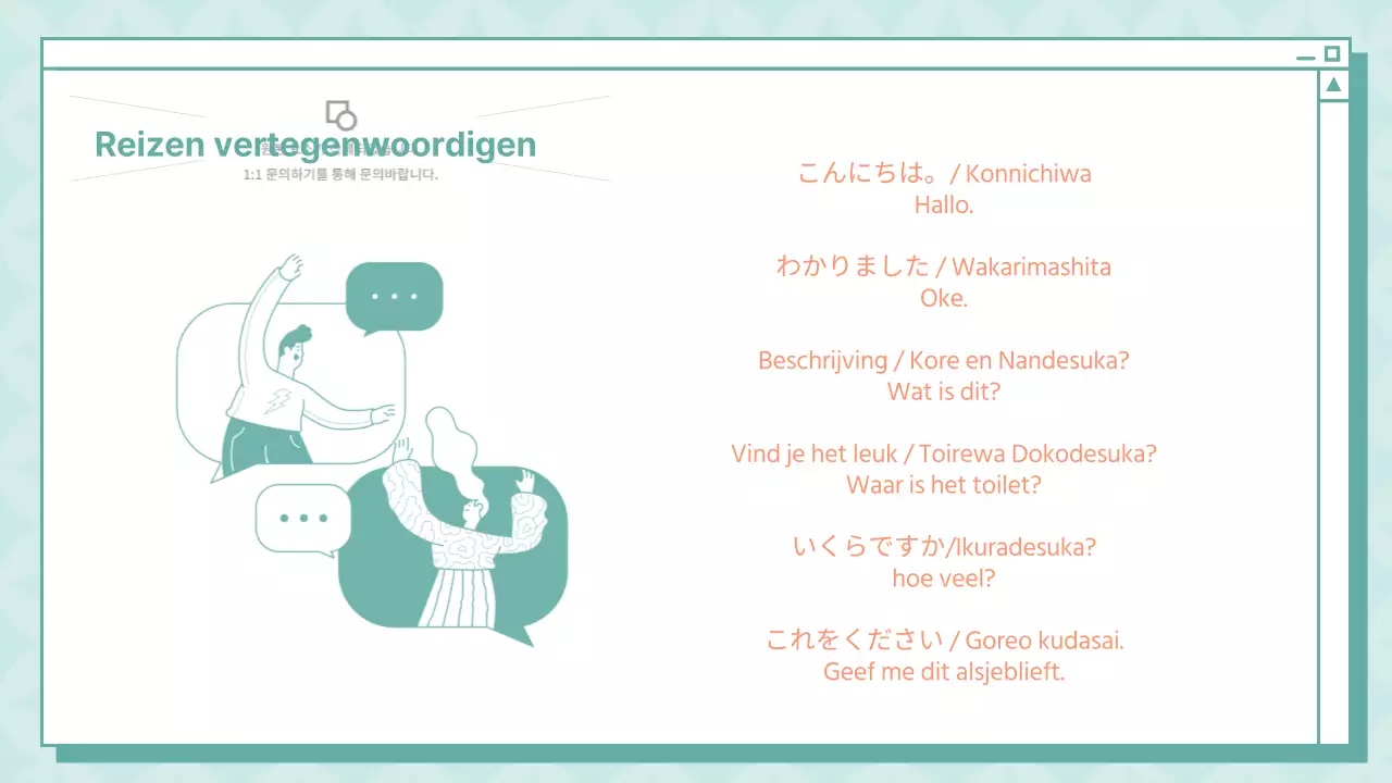 Een eenvoudige Japanse les in munt en sinaasappel